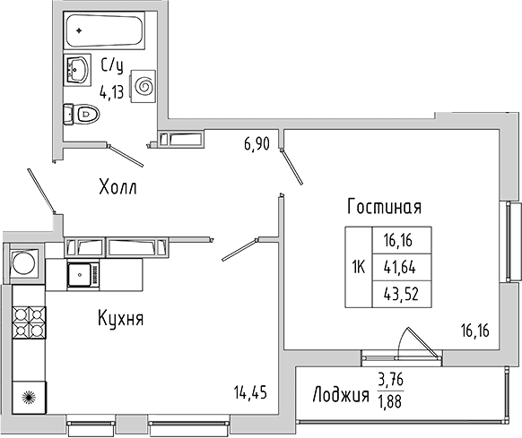 Планировка 33