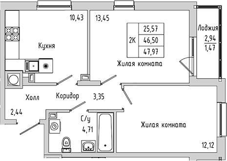 Планировка 38