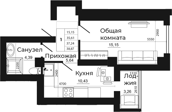 Планировка 30