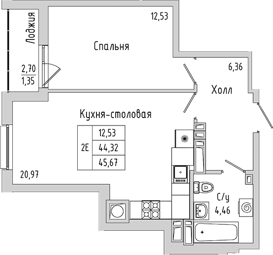 Планировка 35